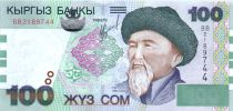 Kirghizstan 100 Som Toktogul - Montagnes - 2002