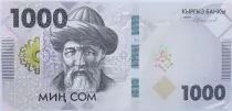 Kirghizstan 1000 Som - Jusul Balasagbin - Mountains - 2023