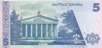 Kirghizstan 5 Som -  Bybusara - 1997 - S&eacute;rie BF