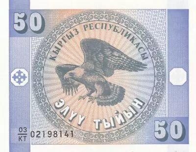 Kirgisistan 50 Tyiyn Eagle - 1993