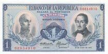 Kolumbien 1 Peso Oro - 20-07-1972 - P.404e