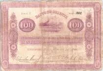 Kolumbien 100 Pesos Mountains 1900