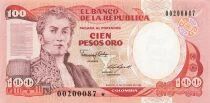 Kolumbien 100 Pesos Oro - 1986 - Replacement - P.426