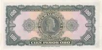 Kolumbien 100 Pesos Oro - General Santander - 07-08-1958 - Serial Y