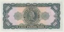 Kolumbien 100 Pesos Oro - General Santander - 20-07-1965 - Serial Y