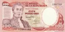 Kolumbien 100 Pesos Oro, Gal A Narino - 1990
