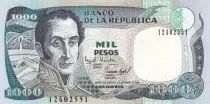 Kolumbien 1000 Pesos - Simon Bolivar - 01-11-1994 - Serial 1