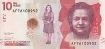 Kolumbien 10000 Pesos - V. Gutierrez de Pineda - 2018 - UNC - P.460