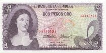 Kolumbien 2 Pesos Oro - 20-07-1977 - P.413b