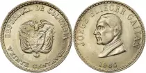 Kolumbien 20 Centavos Jorge Eliecer Gaitan - 1965