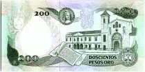 Kolumbien 200 Pesos oro, J. C. Mutis - National Observatory - 1992