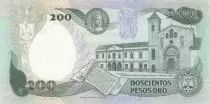 Kolumbien 200 Pesos oro oro, J. C. Mutis - National Observatory - 1991