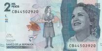 Kolumbien 2000 Pesos D�bora Arango Perez - 2019 - Serial CB