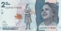 Kolumbien 2000 Pesos D�bora Arango Perez - 2021 (2024) - Serial CA