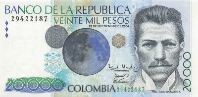 Kolumbien 20000 Pesos - J.G. Armero - 2004 - P.454