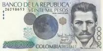Kolumbien 20000 pesos - Julio Garavito - 18 June 2003 - Series 26758653