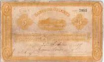 Kolumbien 5 Pesos Mountains 1887