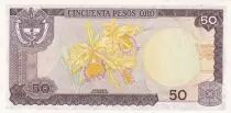 Kolumbien 50 Pesos oro, Camillo Torres - Orchids - 07-08-1981