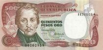 Kolumbien 500 Pesos Oro - 1990 - Replacement - P.431