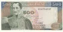 Kolumbien 500 Pesos oro - Gal Santander - Las Salinas - 20-07-1977 - Serial 014754537