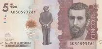Kolumbien 5000 Pesos - Jose A. Silva - 2020 (2024) - Serial AK