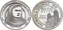Kolumbien 5000 Pesos, Santa Madre Laura Montoya - 2015