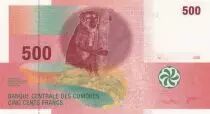 Komoren 500 Francs Lemur - Flowers 2006 (2020) - Serial S+7 DIGITS