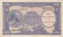 Kongo (RDC) 1000 Francs - African - Antelope - 15-02-1962 - P.2a