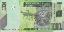 Kongo (RDC) 1000 Francs - Kanioka Box - Okapi - 2020 - UNC - P.NEW