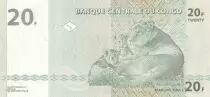 Kongo (RDC) 20 Francs - Lions - HDM - 2003 - Serial JA