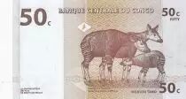 Kongo (RDC) 50 Centimes - Okapis - 1997