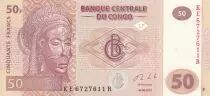 Kongo (RDC) 50 Francs - Mask - Village - 30-06-2020 - Serial KE