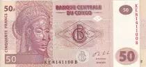 Kongo (RDC) 50 Francs - Mask, Village - 2013 - P.97A