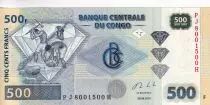 Kongo (RDC) 500 Francs - Diamond and mining - G&D - 2013 -P.NEW