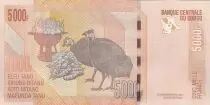 Kongo (RDC) 5000 Francs - Statue - Zebra - 04-01-2022 - Serial RA