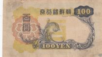 Korea 100 Yen Man w/beard - ND (1938) - Block 8