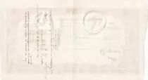 Kotschinchina 250 Francs - Traite du Tr&eacute;sor Public - Cochinchine - Sign. Chazal - 22-07-1880
