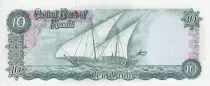 Koweit 10 Dinars - Amir S. Abdullah - Bateau - 1968 - P.10a