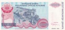 Kroatien 10 000 000 000 Dinara - Coat of arms - fortress of knin - 1993 - A serie