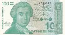 Kroatien 100 Dinara - R. Boskovic - 1991 - Serial C - P.20