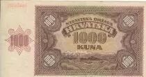 Kroatien 1000 Kuna - Young girl - Mountains - 26-05-1941 - Serial P