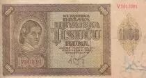 Kroatien 1000 Kuna - Young girl - Mountains - 26-05-1941 - Serial V