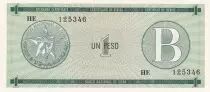 Kuba 1 Peso  - Castillo San Salvador de la Punta - 1985 - Serial B - UNC