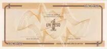 Kuba 1 Peso - Arms - 1985 - Serial FE - P.FX32