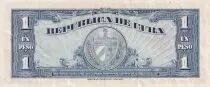 Kuba 1 Peso  -Jos&eacute; Marti - Coat of arms - 1960 - VF+ - P.77b