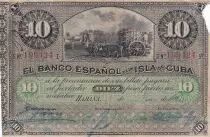 Kuba 10 Pesos - Agriculture - 1896 - VF - P.49b