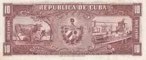 Kuba 10 Pesos - Carlos M. De Cespedes - 1960 - VF+ - 88c