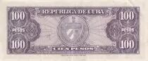 Kuba 100 Pesos - F. Aguilera -  Coat of arms - 1958 - XF - P.82b