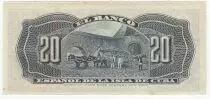 Kuba 20 Centavos 1897 - Harvesting sugar cane