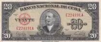 Kuba 20 Pesos - Antonio Maceo - 1949 - P.80a
